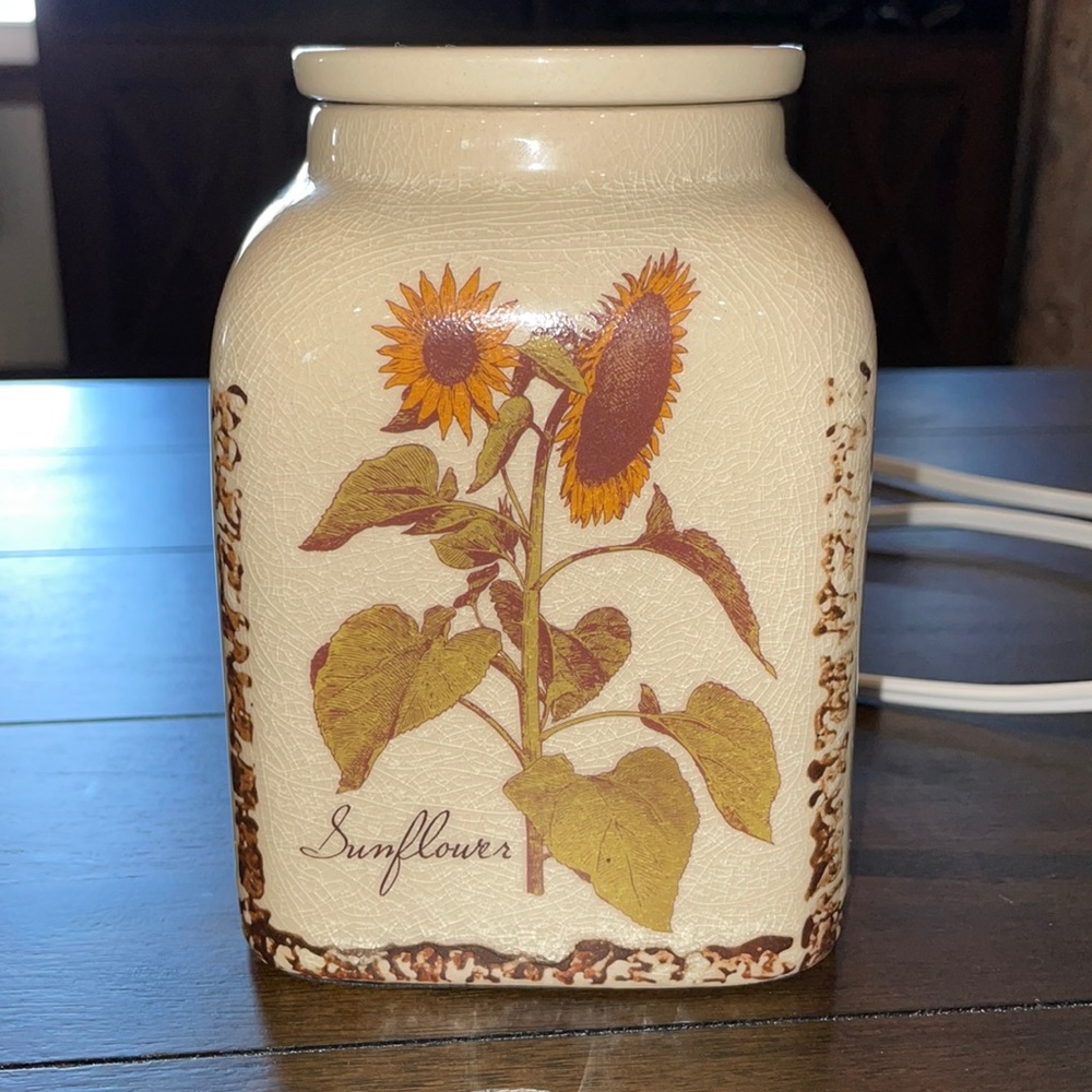 Rustic Sunflower Scentsy wax warmer
